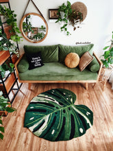 Load image into Gallery viewer, Variegated Monstera Rug